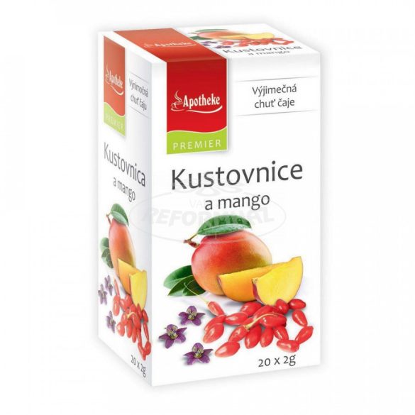 Apotheke gyümölcstea Goji berry mango 20x2g 40g