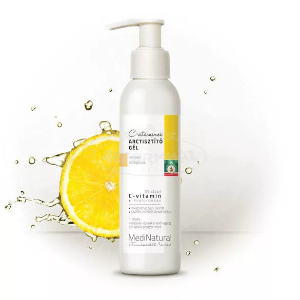 Medinatural Arctisztító gél C-vitaminos 150ml