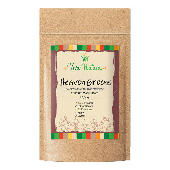 Viva Natura Heaven Greens bioaktív növényi száritmányok 150g