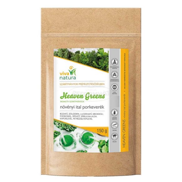 Viva Natura Heaven Greens bioaktív növényi száritmányok 150g
