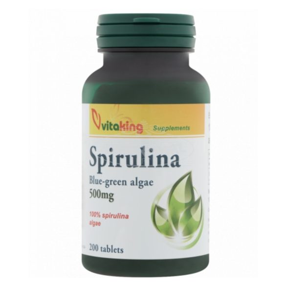 Vitaking Spirulina alga tabletta 200x