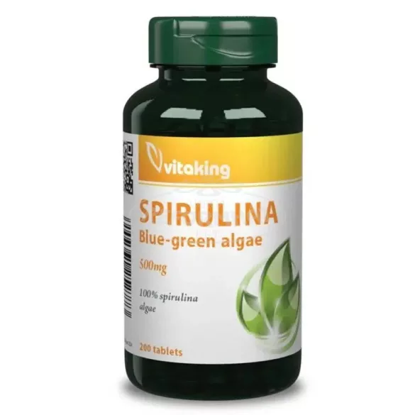 Vitaking Spirulina alga tabletta 200x