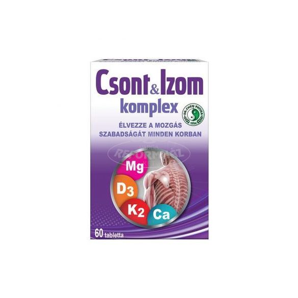 Dr.Chen Csont és Izom komplex tabletta Mg+D3+K2+Ca 60x