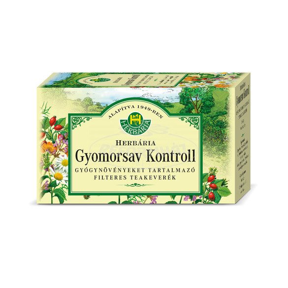 Herbária Gyomorsav kontroll filteres 20x1,2g 20x