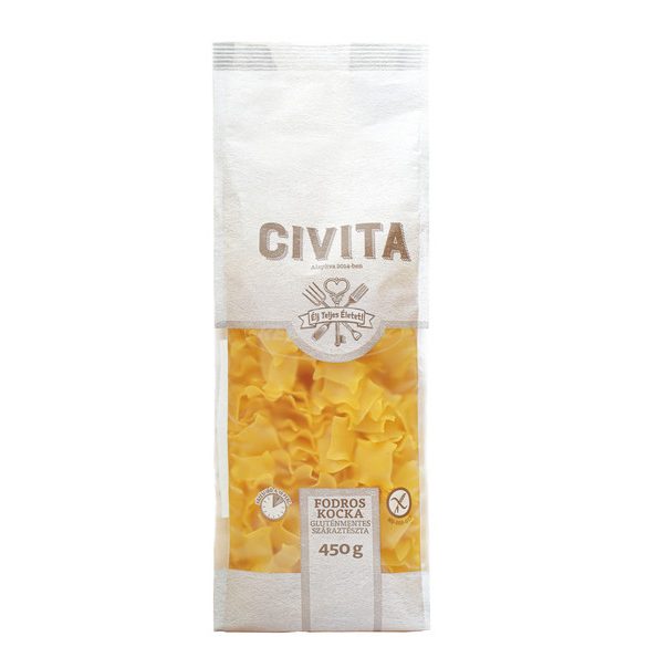Civita kukoricatészta gluténmentes fodros kocka AR 450g