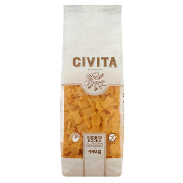 Civita kukoricatészta gluténmentes fodros kocka AR 450g