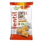 Vital snack gluténmentes lencse chips édes chili ízű 65g