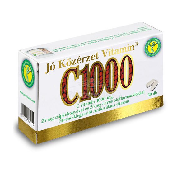 Jó közérzet C vitamin tabletta 1000mg+csipkebogyó 30x