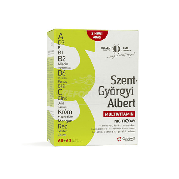 Szent Györgyi Albert Multivitamin NIGHT&DAY tabletta 120x