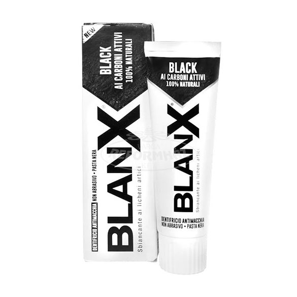 Blanx Black fogkrém 100% term.aktív szén alapú fehérítő 75ml
