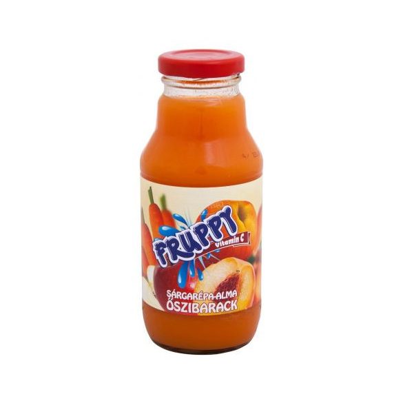 Fruppy vitamin c sárgarépa-alma-őszibarack ital 330ml