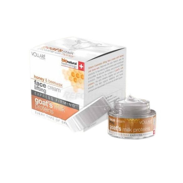 Vollaré arckrém bőrfesz. Méhviasz+Méz+Kecsketej 50ml
