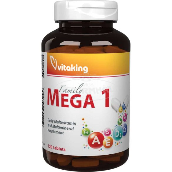Vitaking multivitamin Mega-1 Family tabletta 120x