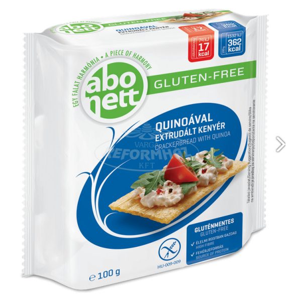 Abonett extrudált gluténmentes kenyér quinoával 100g