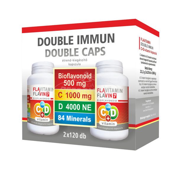 Flavitamin C+D kapszula 1000mg-C 4000NE-D 2*120x 240x
