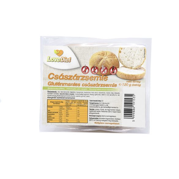 Love Diet gluténmentes Császárzsemle 120g