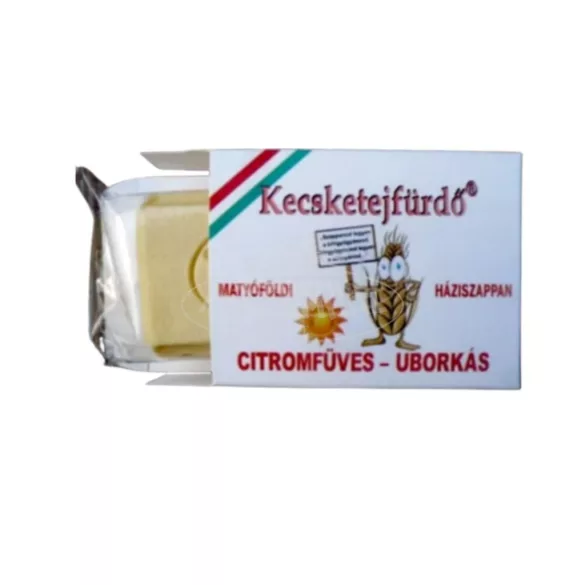 Kecsketejfürdő Matyóföldi Háziszappan citromfű-uborka 100g