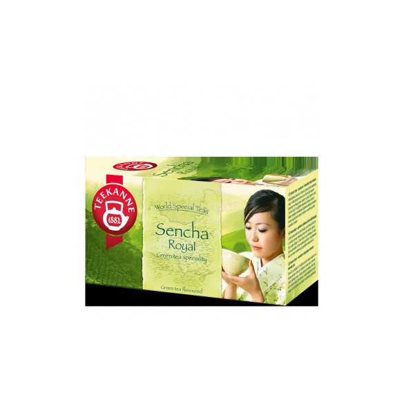 Teekanne Sencha Royal zöld tea filteres 20x