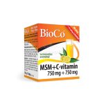 BioCo MSM+C-vitamin 750mg+750mg 75x