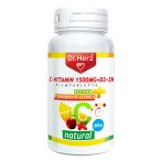 Dr Herz c-vitamin 1500mg+D3+Zn csipkebogyó+acerola 60x