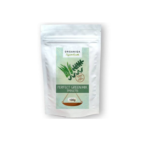 Organiqa bio perfect green mix tabletta 100g