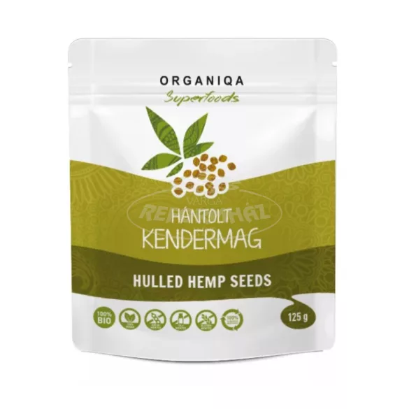 Organiqa bio kendermag hántolt 125g