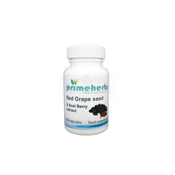 Primeherbs Vörös szőlőmag+Acai bogyó 60x