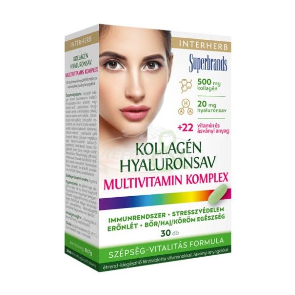 Interherb Kollagén multivitamin tabletta 30x