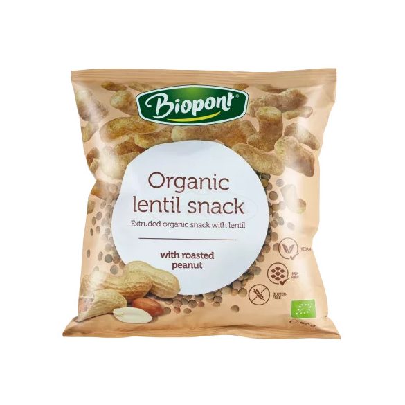 Biopont Extrudált Lencse földimogyorós gluténmentes 60g