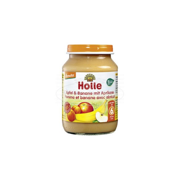 Holle bio bébiétel alma banán sárgabarack 190g