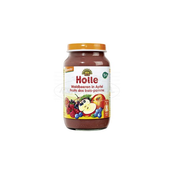 Holle bio junior bébiétel alma erdeigyümölcs 220g