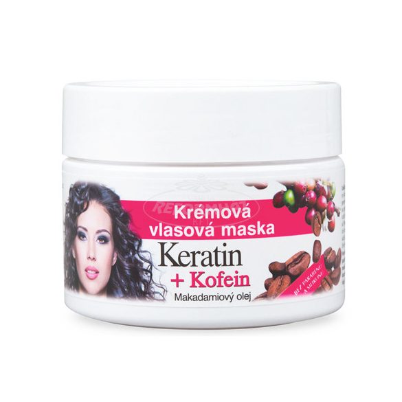 Bione keratin+koffein regeneráló krémes hajpakolás 260ml