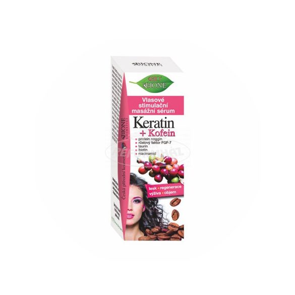 Bione keratin+koffein hajnövekedéstserkentő masszázskrém 215ml