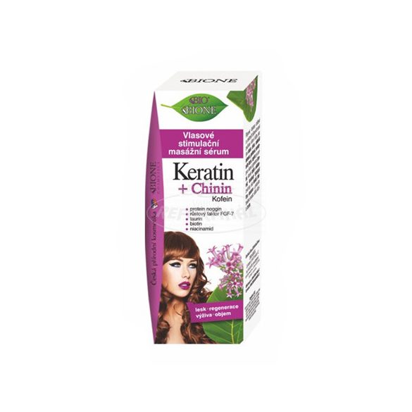 Bione keratin+kinin hajnövekedéstserkentő masszázsszérum 215ml