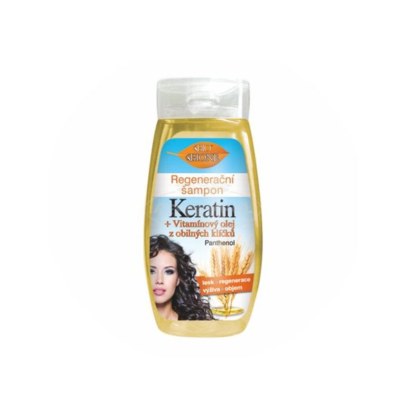Bione keratin+búzacsíra regeneráló hajsampon B1,B2,B6 260ml