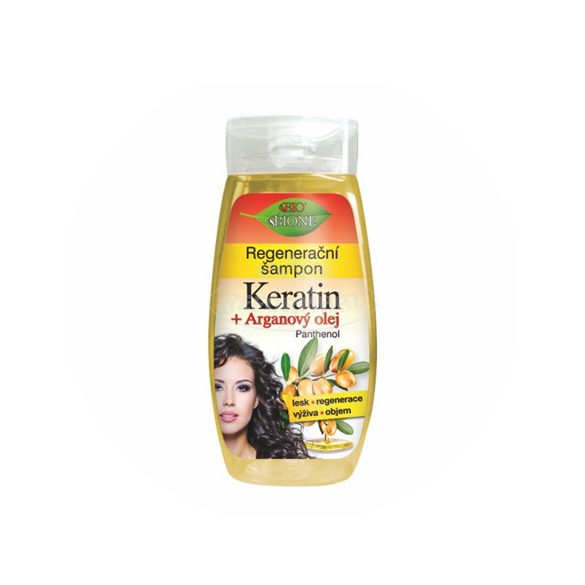 Bione keratin+argánolaj regeneráló hajsampon 260ml