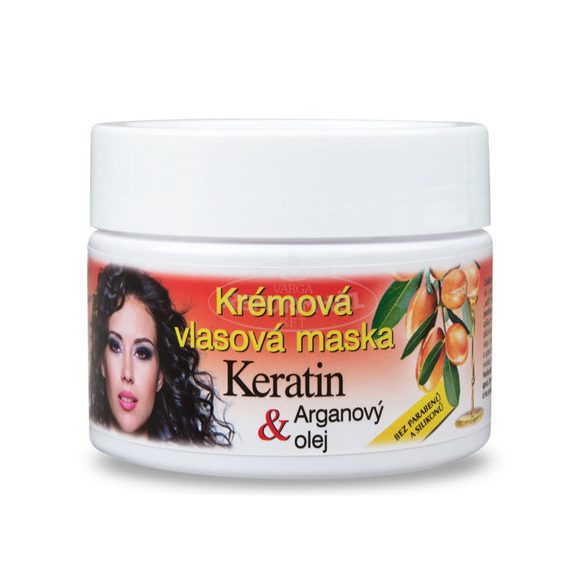 Bione keratin+argánolaj krémes hajpakolás 260ml