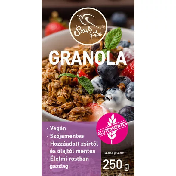 Szafi Free gluténmentes Granola 250g