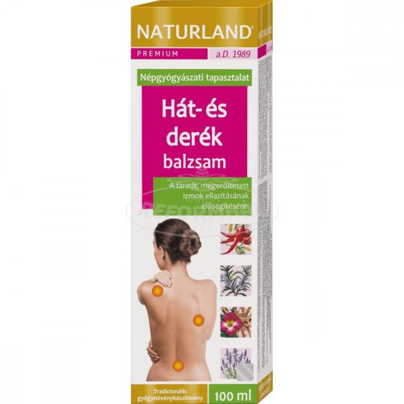 Naturland Hát-és derék balzsam 100ml