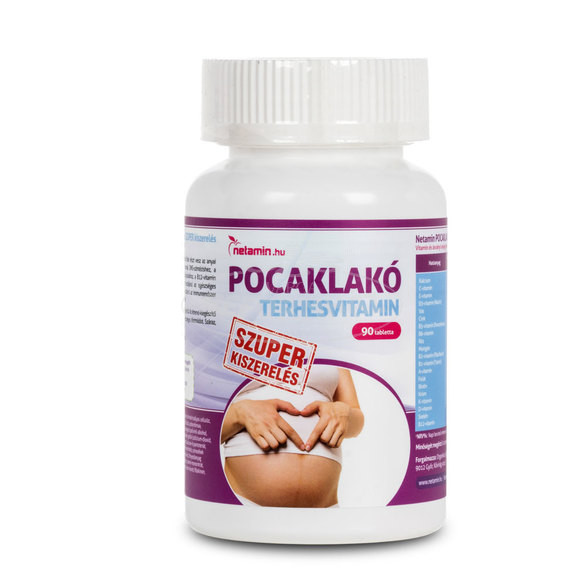 Netamin Pocaklakó terhesvitamin-szuper kiszerelés 90x