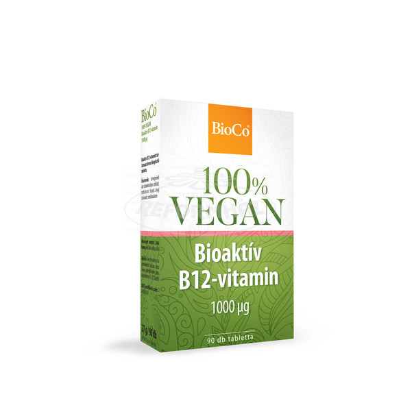 BioCo vegan Bioaktív B12-vitamin tabletta 90x
