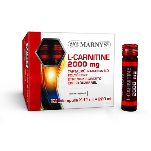 Marnys L-CARNITINE 2000mg ivóampulla narancs 20x11ml 220ml