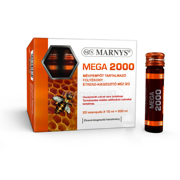 Marnys MEGA 2000 ivóampulla mézes 20x10 200ml