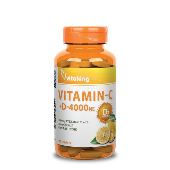 Vitaking C+D4000 tabletta 90x