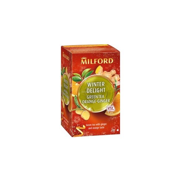Milford zöld tea winter delight narancsos-gyömbéres 20x