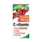 Dr.Chen C-vitamin 500mg+D3+cink+csipkebogyó+acerola 105db