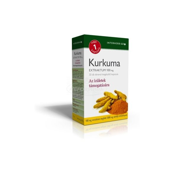 Interherb Napi 1 Kurkuma extraktum kapszula 60x