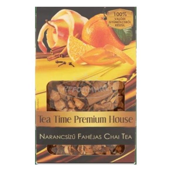 Tea Time Premium House Narancsízű Fahéjas Chai tea 100g