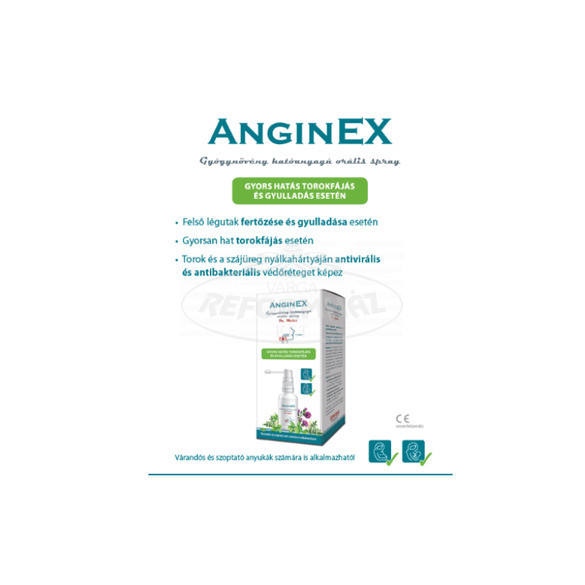 AnginEX gyógynövény hatóanyagú orális spray 30ml