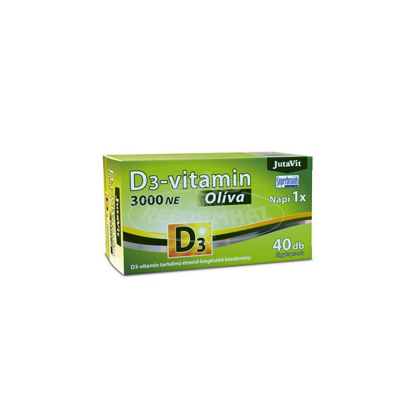 Jutavit D3-vitamin 3000NE Olíva 40x